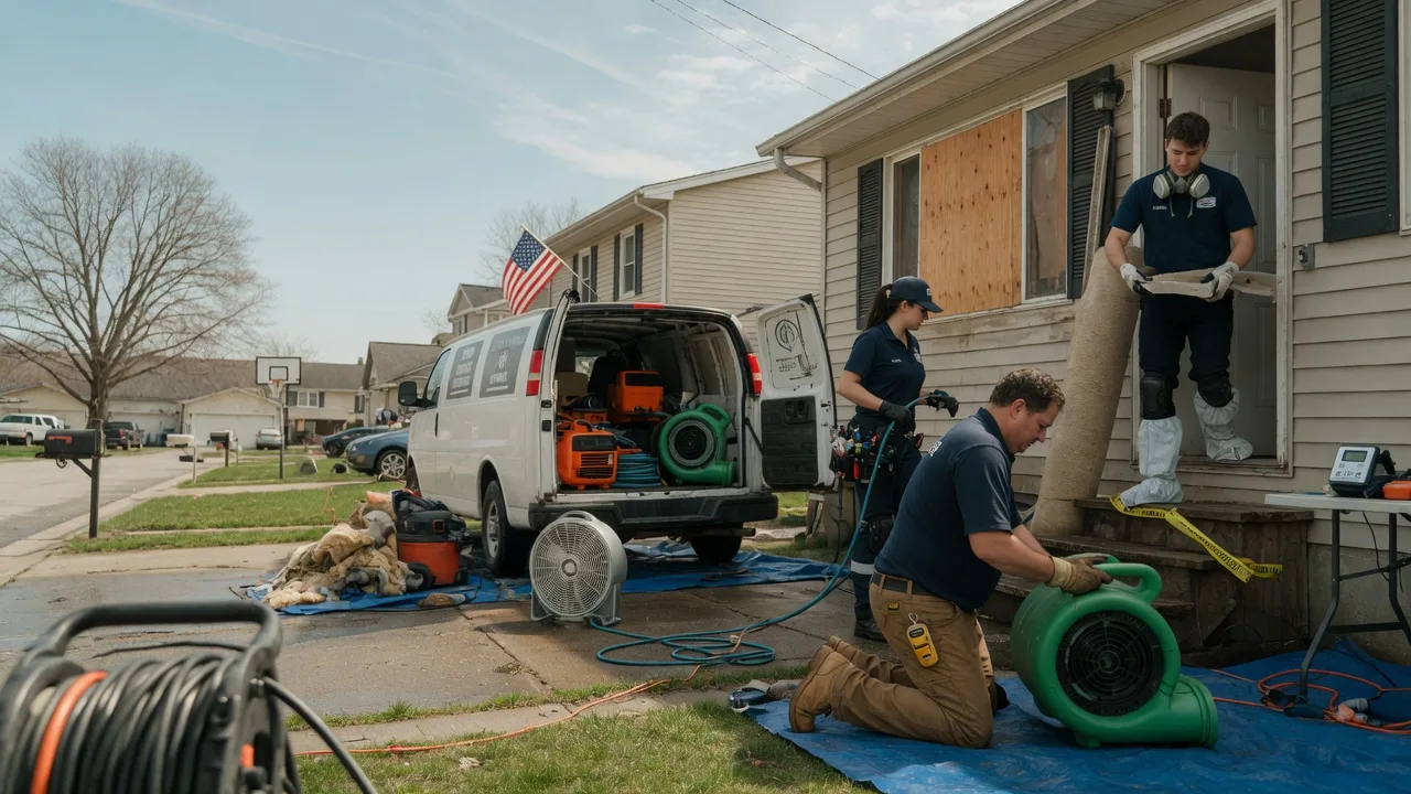 Water Damage Restoration in Levering, MI near me